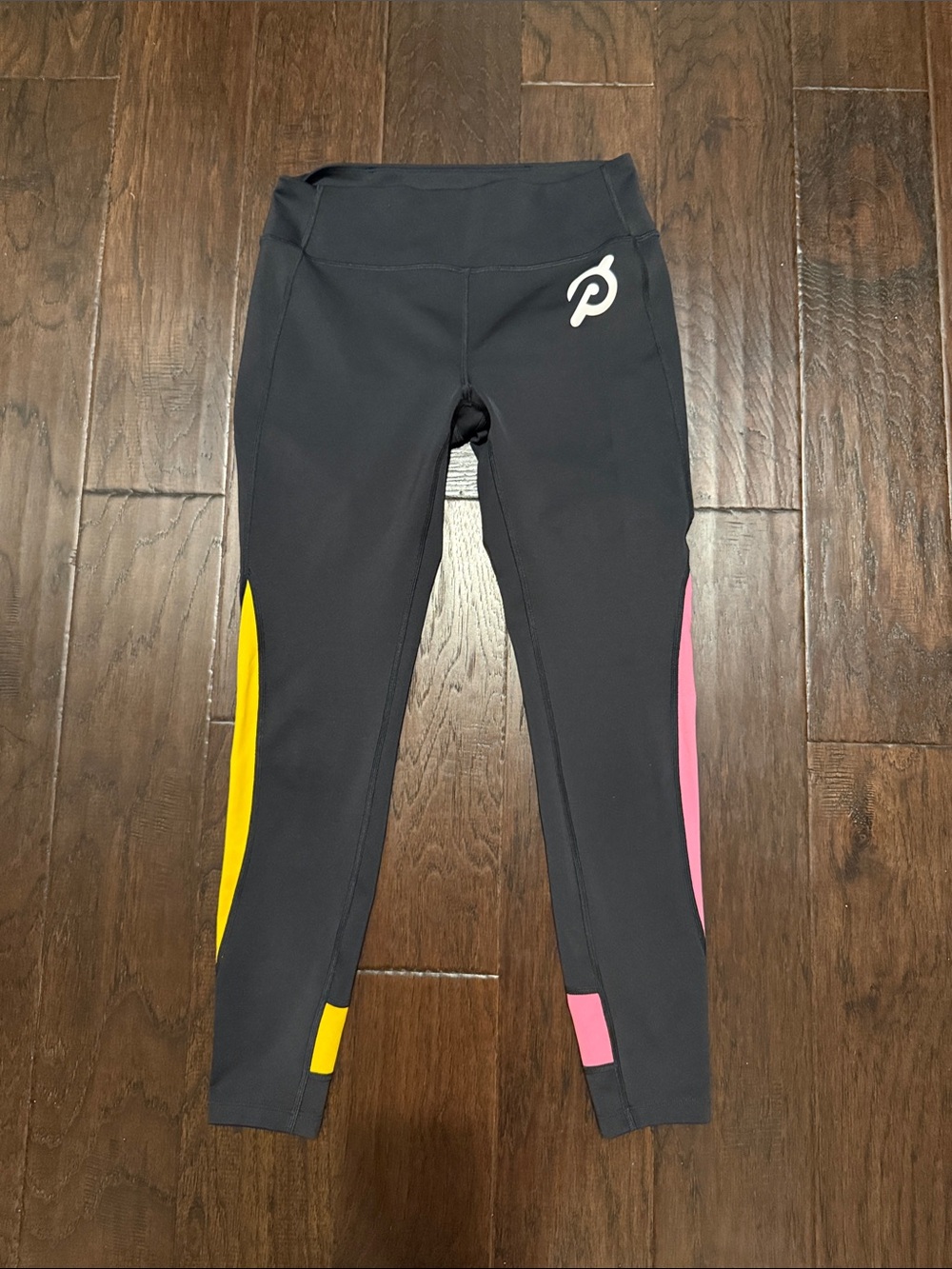Peloton Colorblock Speed Leggings Black & Pink Small